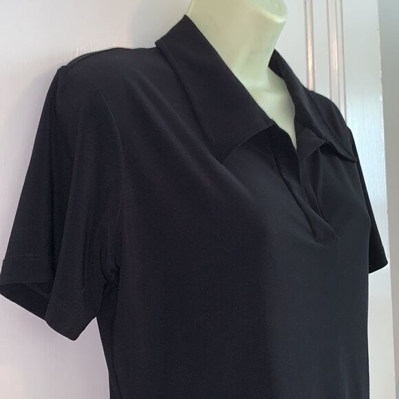 Van Tisse black  short sleeved polo shirt - Picture 5 of 7